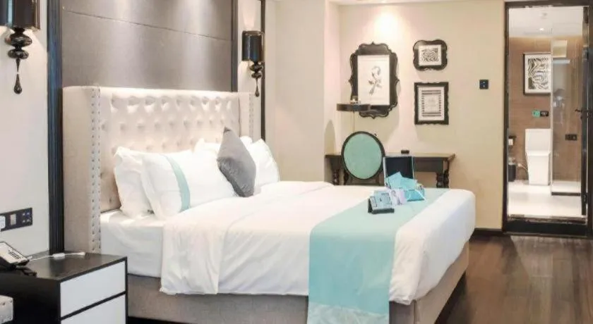 Bed in Xana Hotelle Zhuhai Gongbei Port