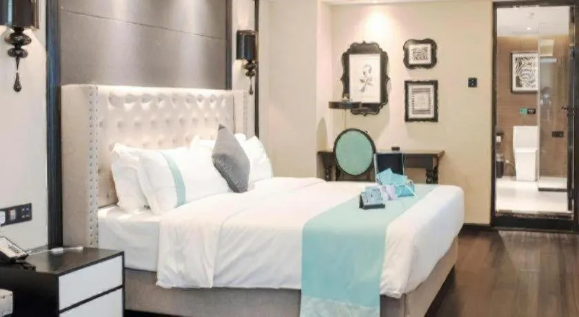 Bed in Xana Hotelle Zhuhai Gongbei Port