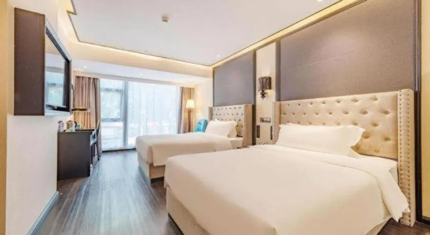 Bed in Xana Hotelle Zhuhai Gongbei Port