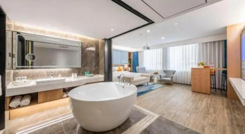 Bed in YUN-RAY Ambassador Hotel