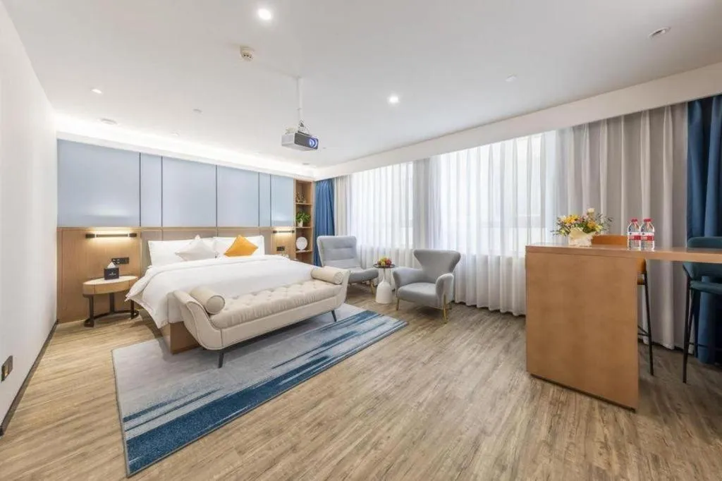 Bed in YUN-RAY Ambassador Hotel