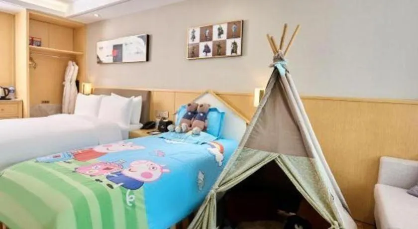 Bed in YUN-RAY Ambassador Hotel