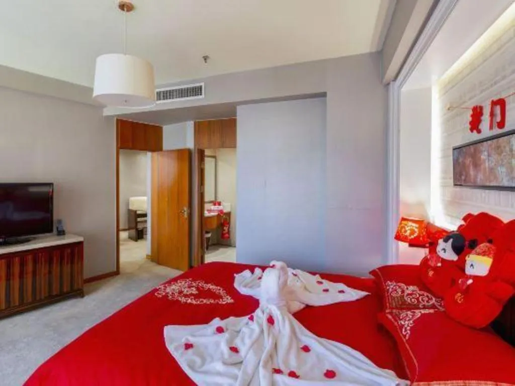 Bed in YUN-RAY Ambassador Hotel