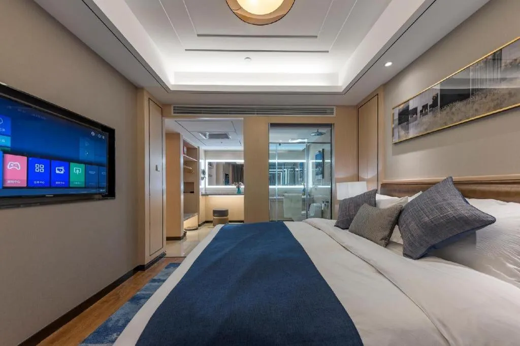 Bed in YUN-RAY Ambassador Hotel