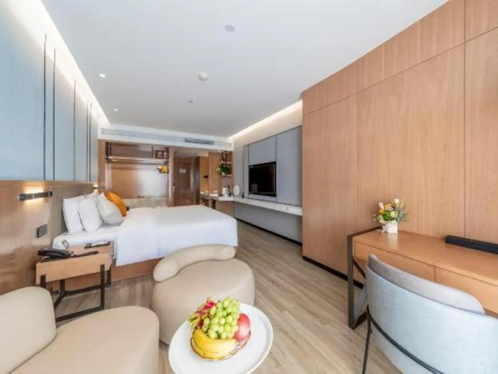 Bed in YUN-RAY Ambassador Hotel