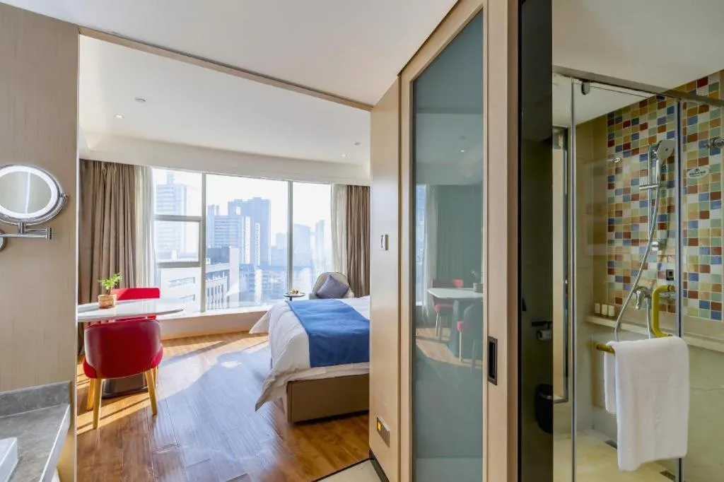 Bed in YUN-RAY Ambassador Hotel