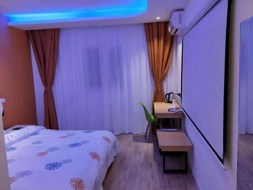 Bed in Shell Hotel Yinchuan Xingqing District Yuhuangge Street