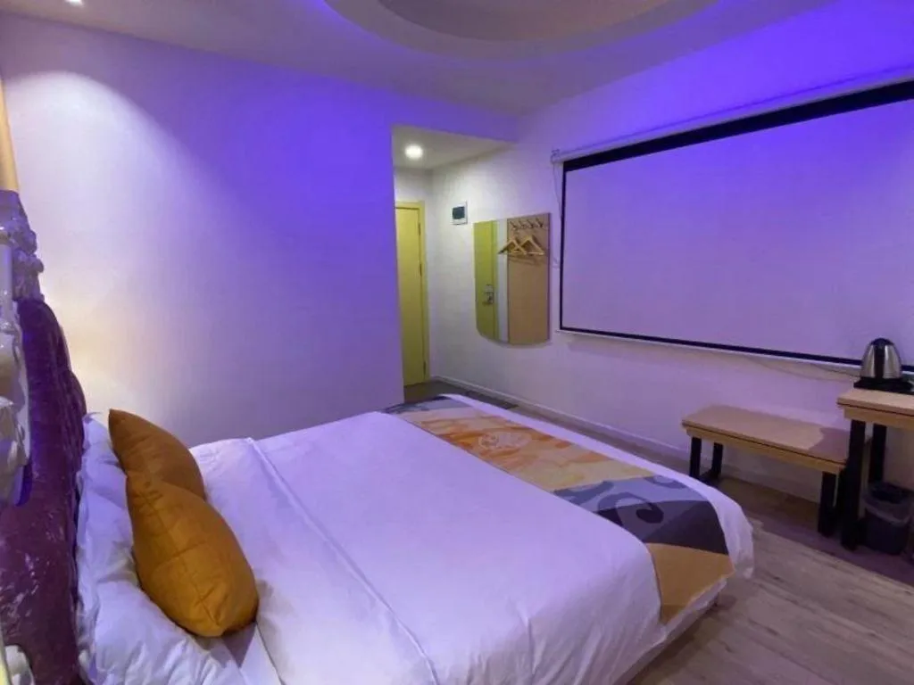 Bed in Shell Hotel Yinchuan Xingqing District Yuhuangge Street