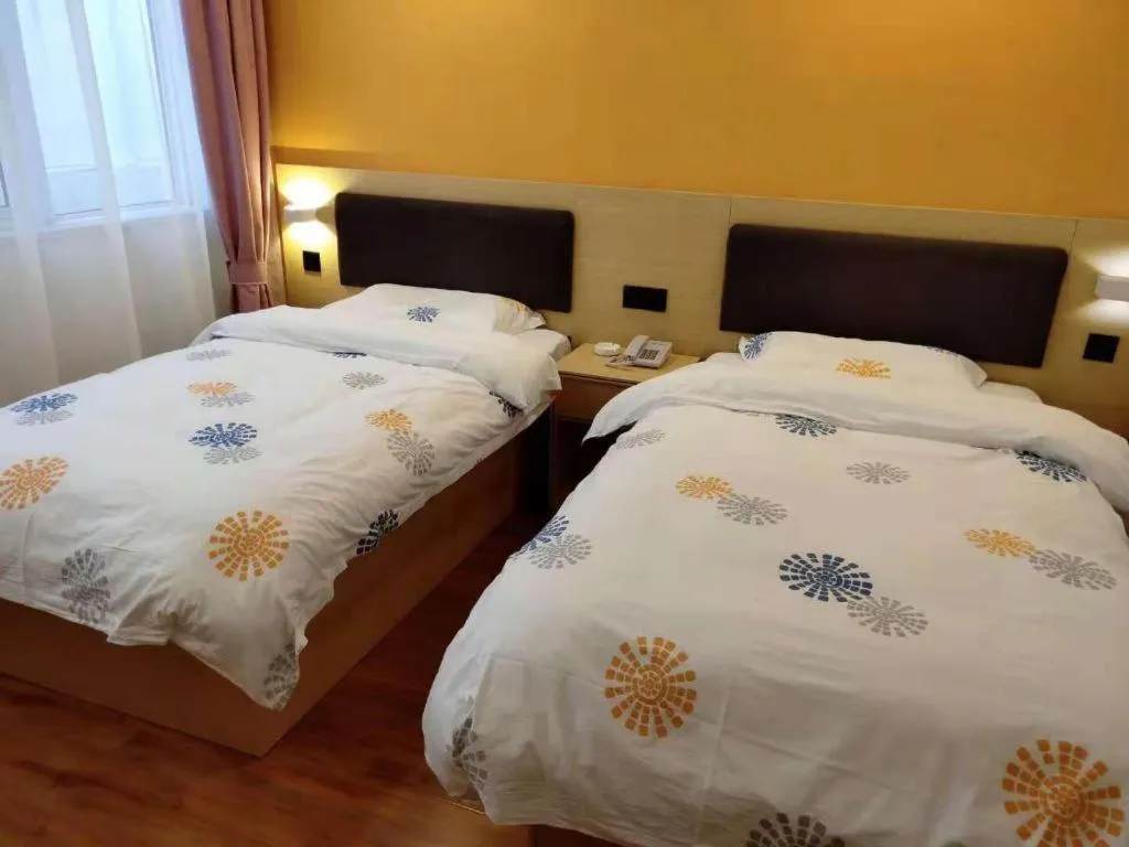 Bed in Shell Hotel Yinchuan Xingqing District Yuhuangge Street