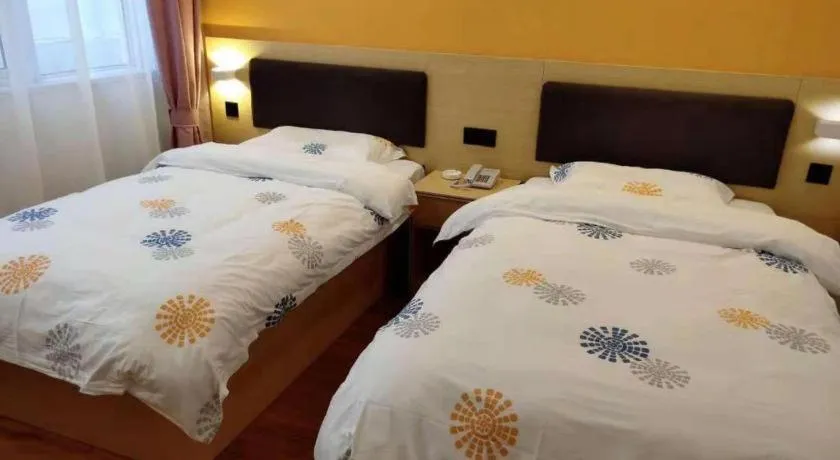 Bed in Shell Hotel Yinchuan Xingqing District Yuhuangge Street