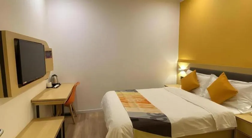 Bed in Shell Hotel Yinchuan Xingqing District Yuhuangge Street