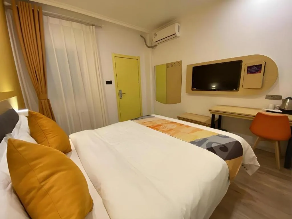 Bed in Shell Hotel Yinchuan Xingqing District Yuhuangge Street