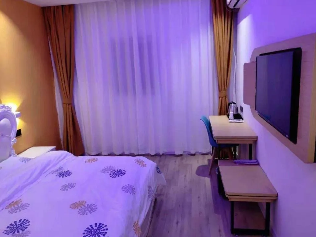 Bed in Shell Hotel Yinchuan Xingqing District Yuhuangge Street