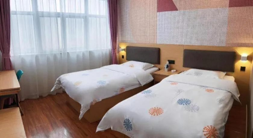 Bed in Shell Hotel Yinchuan Xingqing District Yuhuangge Street