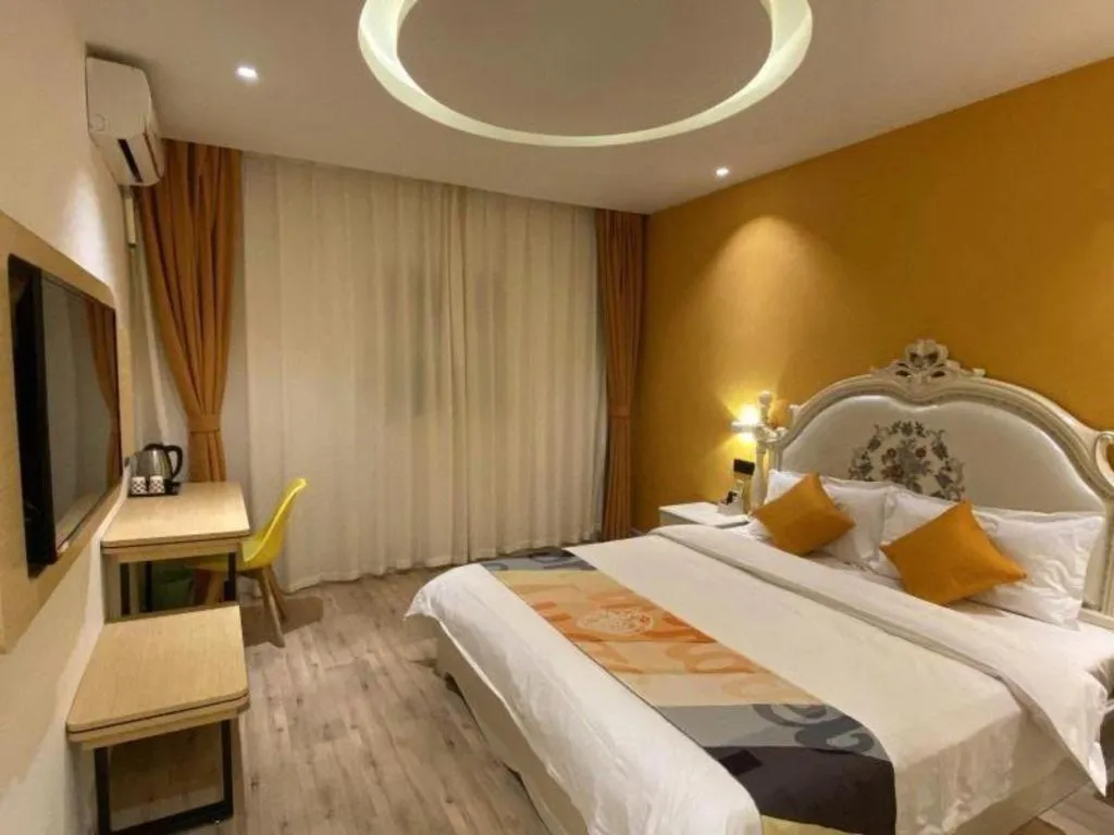 Bed in Shell Hotel Yinchuan Xingqing District Yuhuangge Street