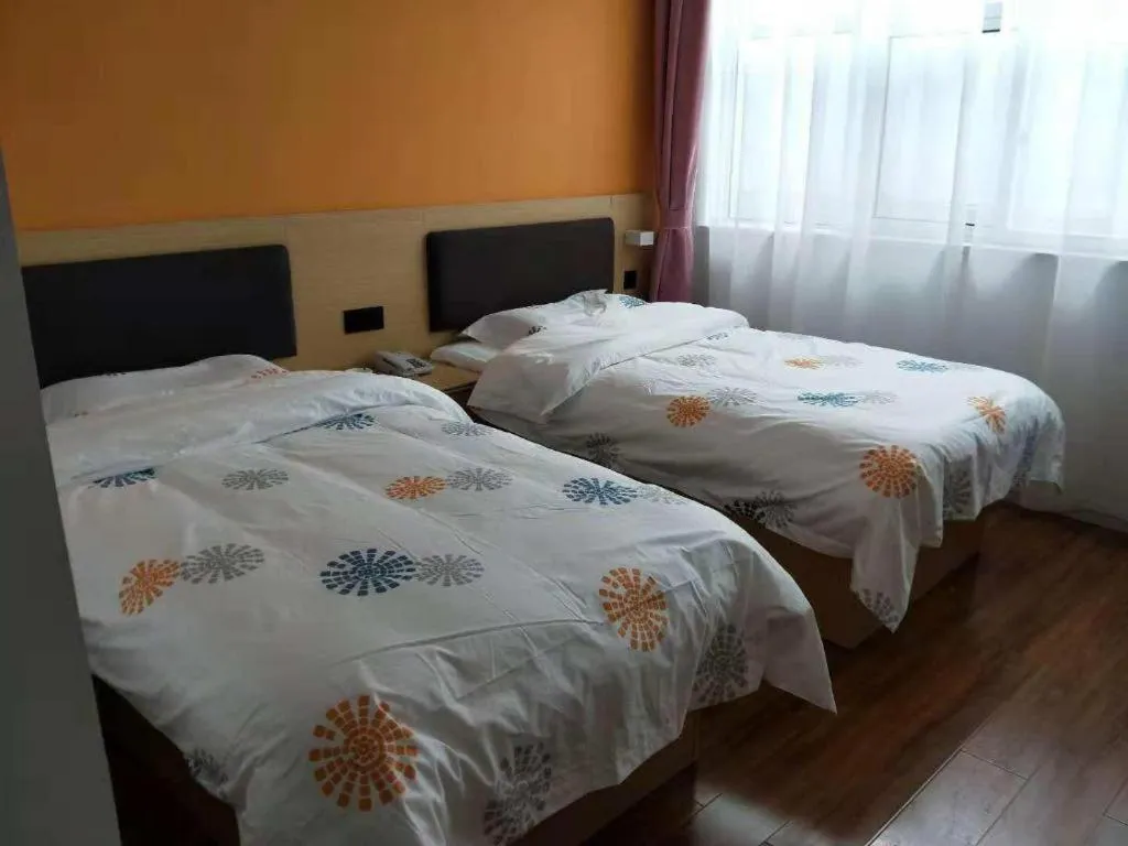 Bed in Shell Hotel Yinchuan Xingqing District Yuhuangge Street