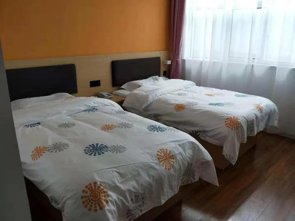 Bed in Shell Hotel Yinchuan Xingqing District Yuhuangge Street