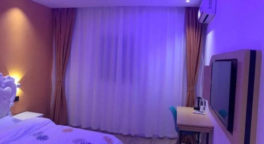 Bed in Shell Hotel Yinchuan Xingqing District Yuhuangge Street