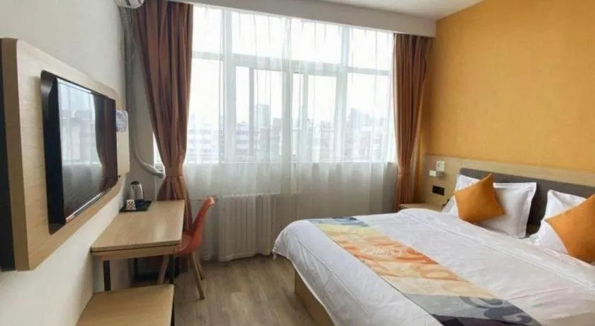 Bed in Shell Hotel Yinchuan Xingqing District Yuhuangge Street