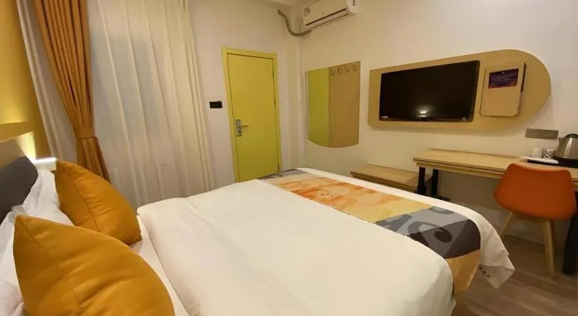Bed in Shell Hotel Yinchuan Xingqing District Yuhuangge Street