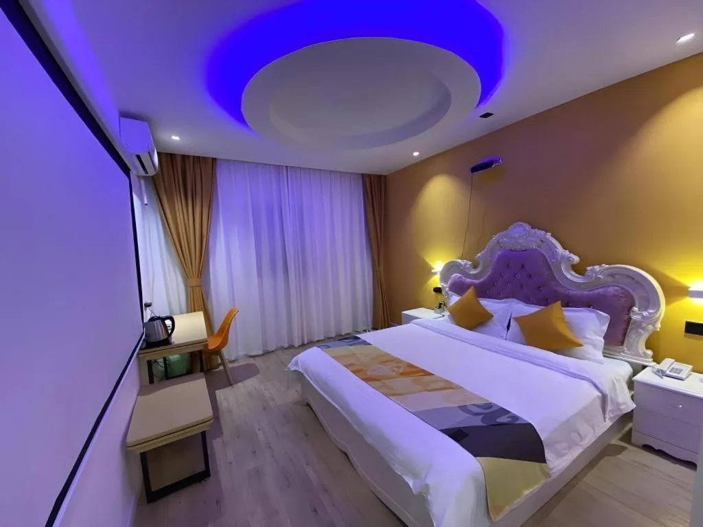 Bed in Shell Hotel Yinchuan Xingqing District Yuhuangge Street