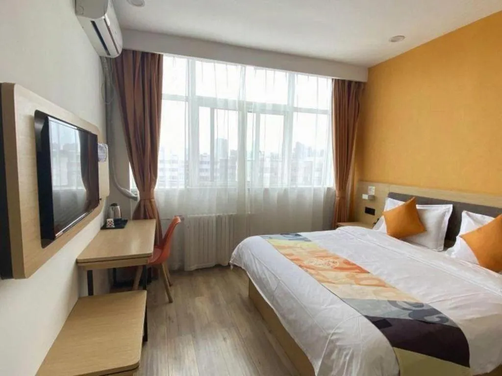 Bed in Shell Hotel Yinchuan Xingqing District Yuhuangge Street