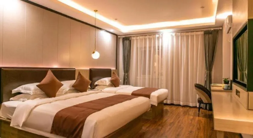 Bed in Gya Hotel Tangshan Caofeidian District Gongji Road