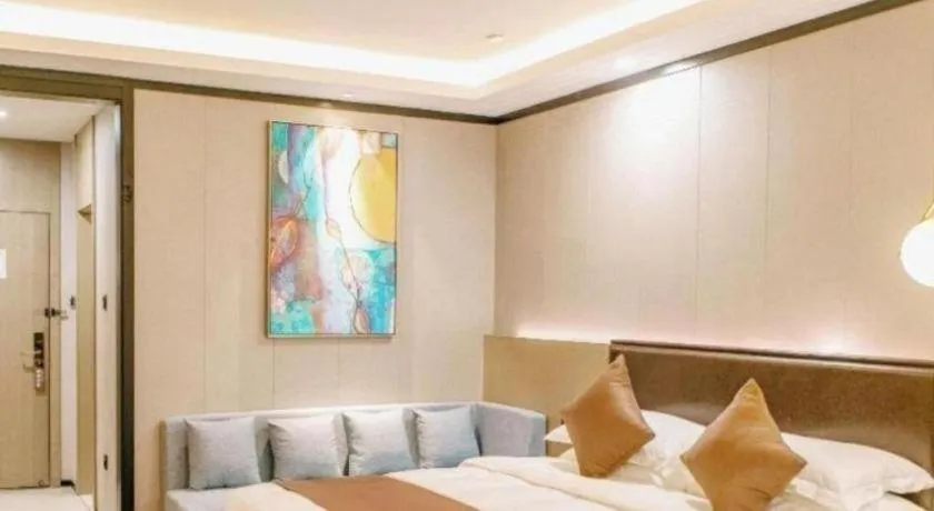 Bed in Gya Hotel Tangshan Caofeidian District Gongji Road