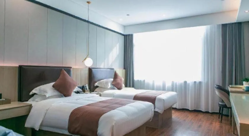 Bed in Gya Hotel Tangshan Caofeidian District Gongji Road