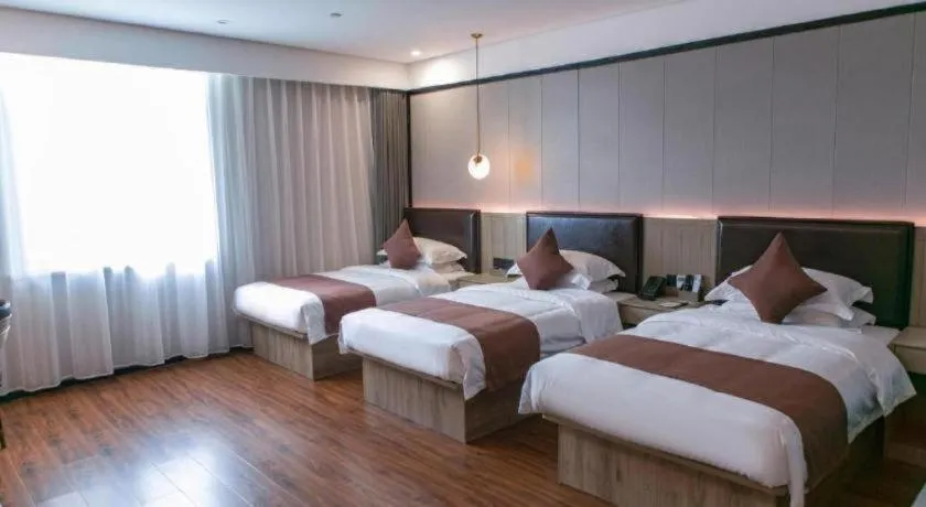 Bed in Gya Hotel Tangshan Caofeidian District Gongji Road