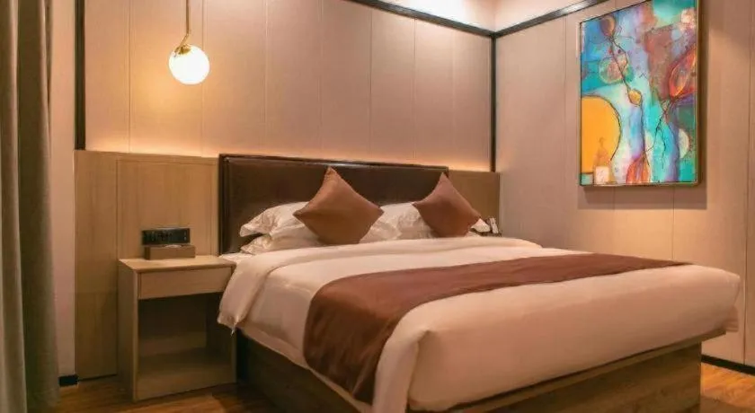 Bed in Gya Hotel Tangshan Caofeidian District Gongji Road