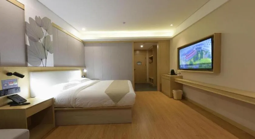 Bed in GreenTree Inn Express Hebei Tangshan Caofeidian Industrial Park 11 Plus Bus Station