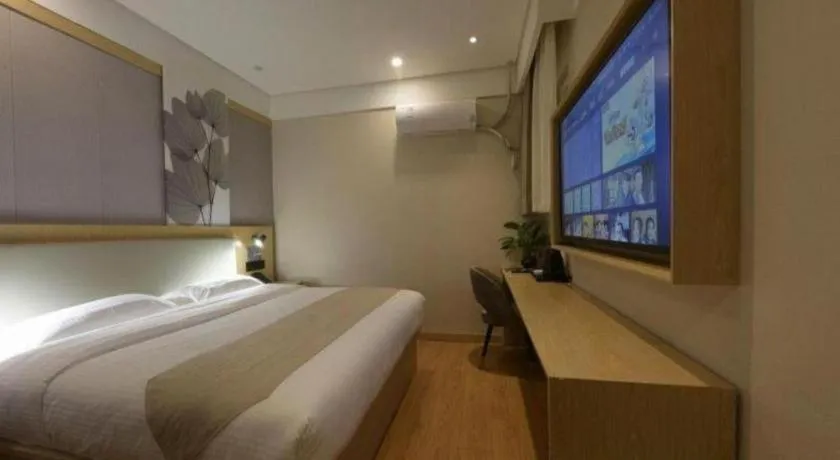 Bed in GreenTree Inn Express Hebei Tangshan Caofeidian Industrial Park 11 Plus Bus Station