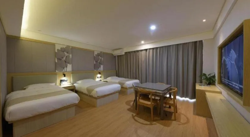 Bed in GreenTree Inn Express Hebei Tangshan Caofeidian Industrial Park 11 Plus Bus Station