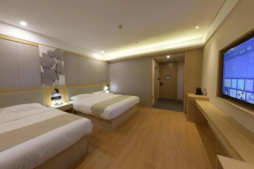 Bed in GreenTree Inn Express Hebei Tangshan Caofeidian Industrial Park 11 Plus Bus Station