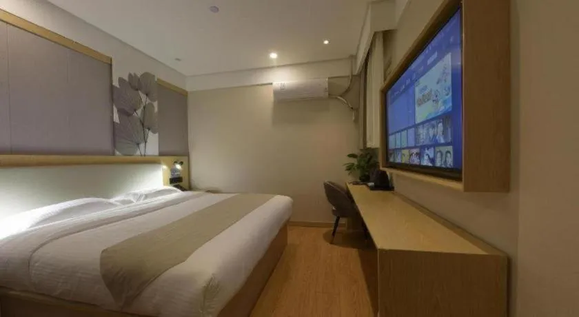 Bed in GreenTree Inn Express Hebei Tangshan Caofeidian Industrial Park 11 Plus Bus Station