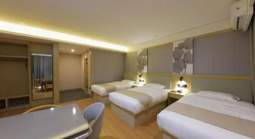 Bed in GreenTree Inn Express Hebei Tangshan Caofeidian Industrial Park 11 Plus Bus Station