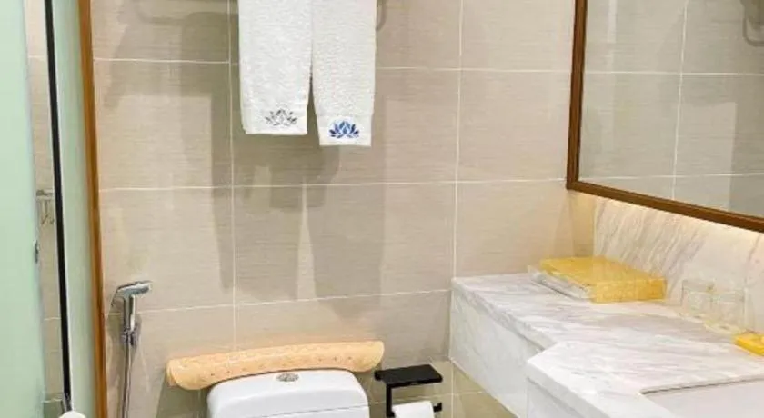 Bed in ZTE Hotel Shenzhen