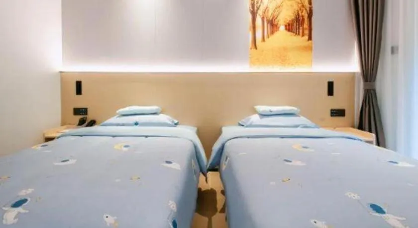 Bed in ZTE Hotel Shenzhen