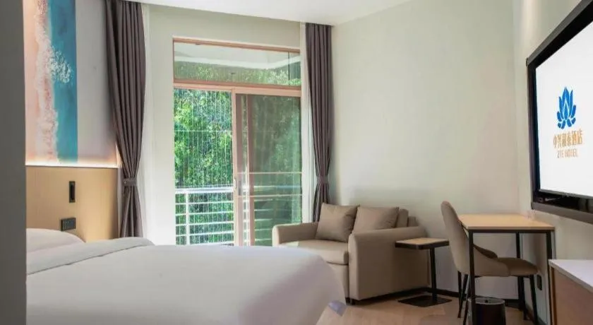 Bed in ZTE Hotel Shenzhen