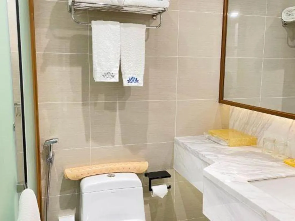 Bed in ZTE Hotel Shenzhen