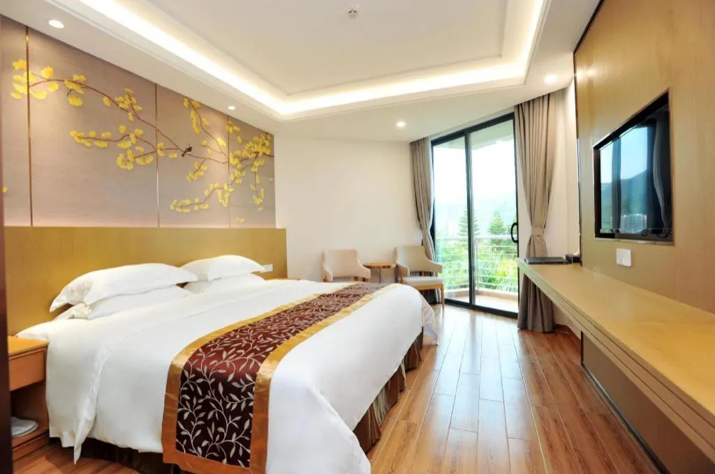 Bed in ZTE Hotel Shenzhen