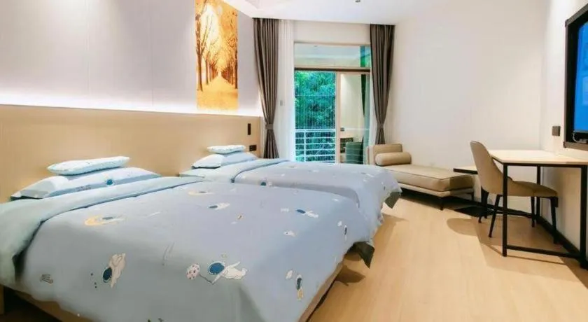 Bed in ZTE Hotel Shenzhen