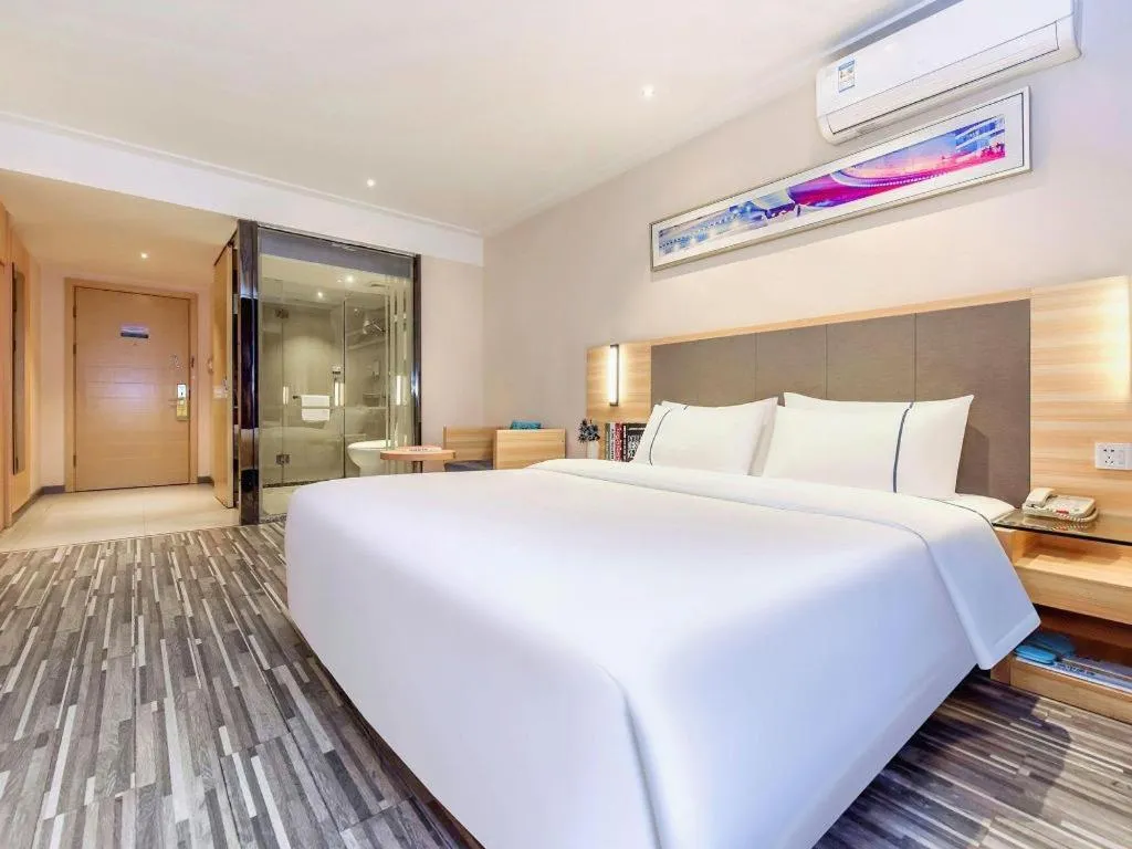 Bed in City Comfort Inn Chongqing Southwest University Beibei Metro Station