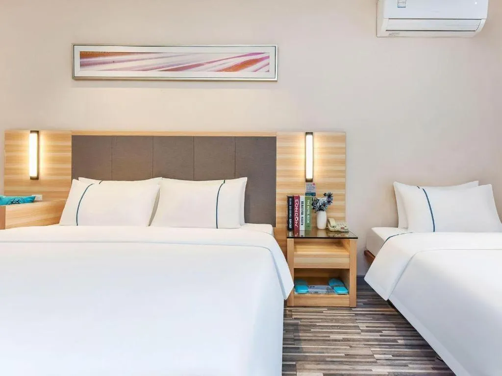 Bed in City Comfort Inn Chongqing Southwest University Beibei Metro Station