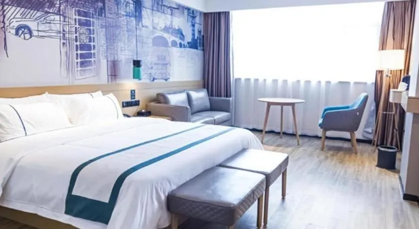 Bed in City Comfort Inn Jingzhou Gongan Chengshi Square