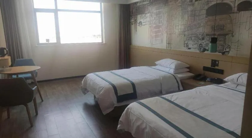 Bed in City Comfort Inn Jingzhou Gongan Chengshi Square