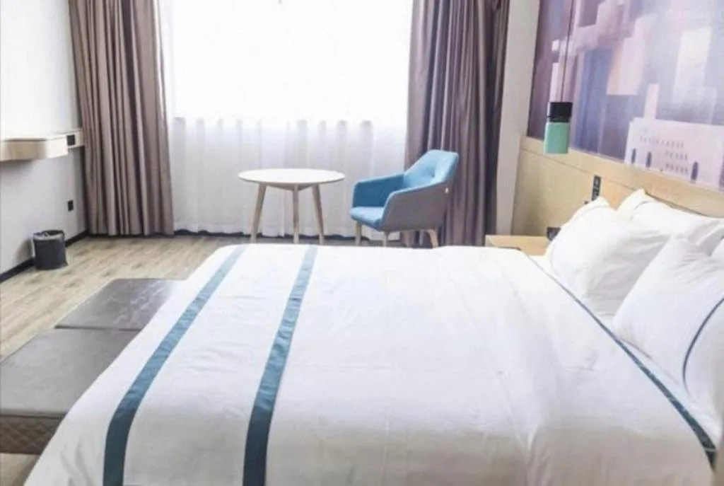 Bed in City Comfort Inn Jingzhou Gongan Chengshi Square