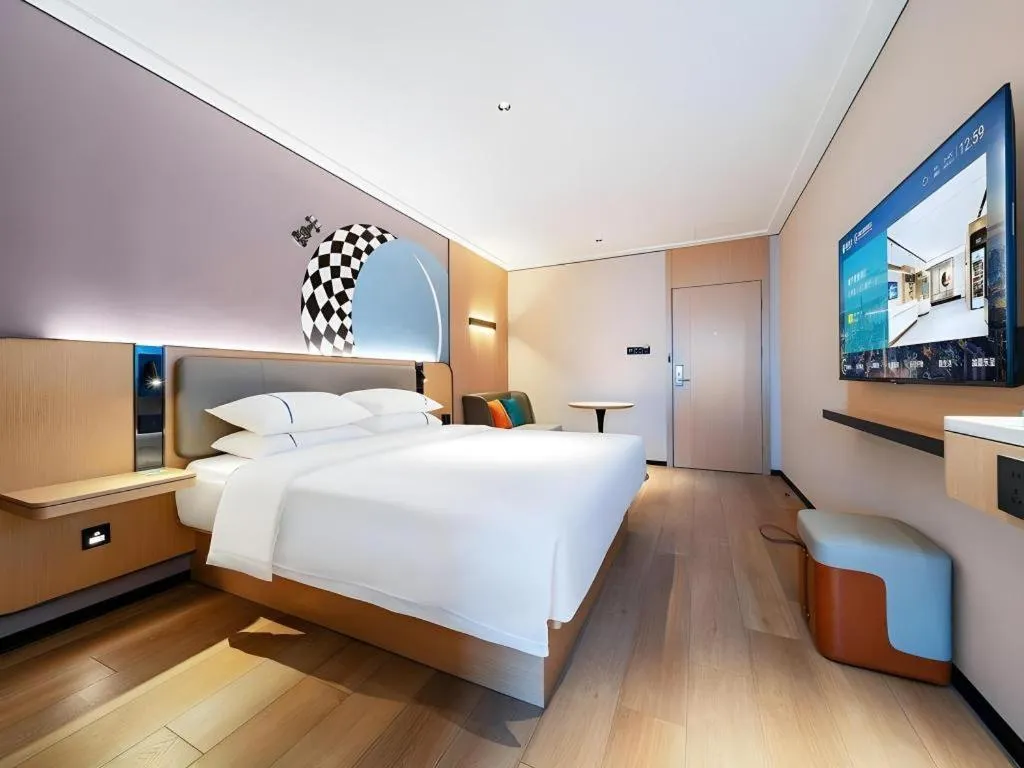 Bed in City Comfort Inn Wuhan Jianghan Road Jiali Square