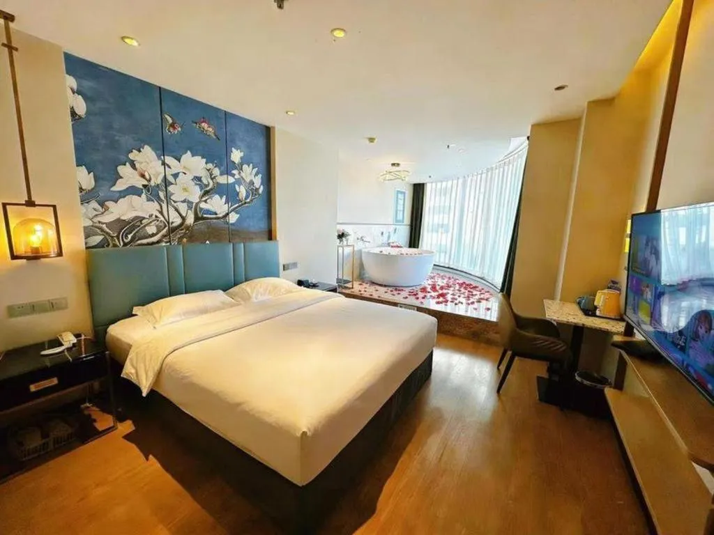 Bed in Magnotel Shenyang Consulate Qingnian Street